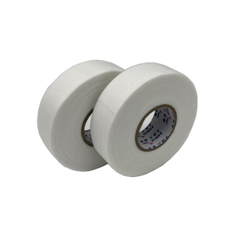 ضغط الضوضاء الشريط القطن السيارات اللون الأبيض 19/25/38mm العرض 0.31mm سمك