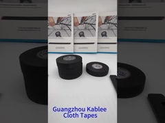 شريط ربط الأسلاك القماش مثبطات اللهب اللون الأسود للسيارات